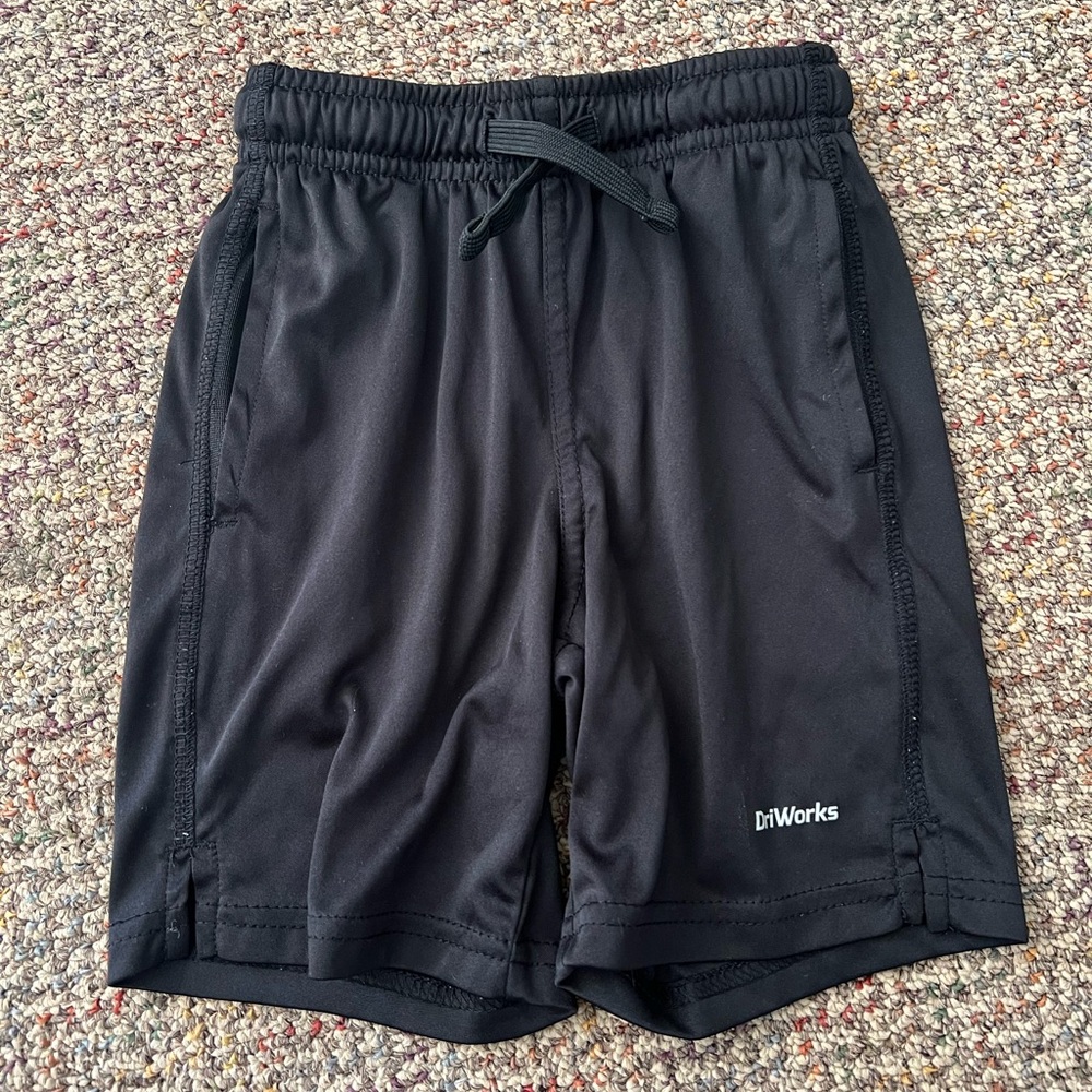 Black Dry wick Shorts Boys